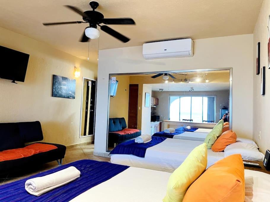 Punta Me Apartment Beach Front In The Hotel & Waterpark Cancún Exterior foto
